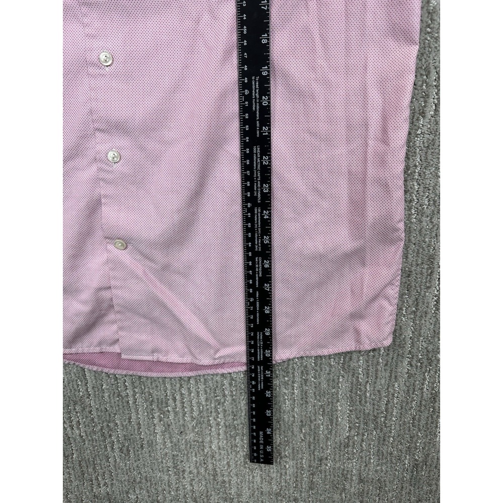 Eton Shirt Mens 16.5 42 Pink Contemporary Fit Dress Long Sleeve Button Front - Picture 9 of 12